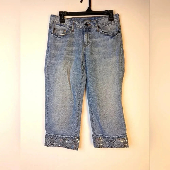 Apt. 9 Jean Capris - 8 Petite - Picture 1 of 4